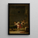 Liebe im Atelier eines Alchemisten - David Teniers der Jüngere — gerahmtes Bild an der Wand