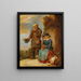 Ein altes Bettlerpaar auf der Straße - David Teniers der Jüngere — gerahmtes Bild an der Wand