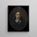 Ein unbekannter Mann - David Teniers der Jüngere — gerahmtes Bild an der Wand