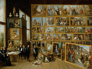L'archiduc Léopold-Guillaume dans sa galerie à Bruxelles - David Teniers le Jeune — Ansicht des Kunstwerks