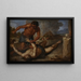 Caïn tötet Abel - David Teniers der Jüngere — gerahmtes Bild an der Wand