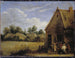 Cottage avec des paysans jouant aux cartes - David Teniers le Jeune — Ansicht des Kunstwerks