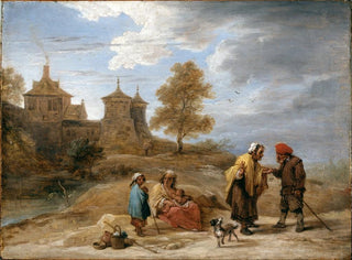 Gitanes im Landschafts-Gemälde - David Teniers der Jüngere — Ansicht des Kunstwerks