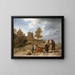 Gitanes im Landschafts-Gemälde - David Teniers der Jüngere — gerahmtes Bild an der Wand