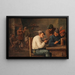 Hustlecap - David Teniers der Jüngere — gerahmtes Bild an der Wand