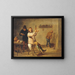 La Chanson de la boisson - David Teniers der Jüngere — gerahmtes Bild an der Wand