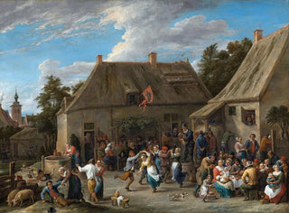 Fête des paysans - David Teniers le Jeune — Ansicht des Kunstwerks