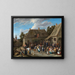 Fête des paysans - David Teniers le Jeune — gerahmtes Bild an der Wand