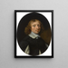 Portrait eines jungen Gentlemans - David Teniers der Jüngere — gerahmtes Bild an der Wand