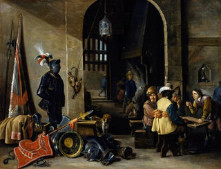 Des soldats jouant aux dés - David Teniers le Jeune — Ansicht des Kunstwerks