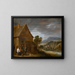 Kneipenszene - David Teniers der Jüngere — gerahmtes Bild an der Wand