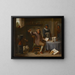 La Consultation - David Teniers der Jüngere — gerahmtes Bild an der Wand