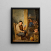 Die leere Tasse - David Teniers der Jüngere — gerahmtes Bild an der Wand
