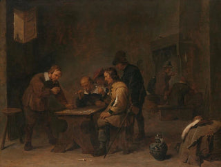 Die Spieler - David Teniers der Jüngere — Ansicht des Kunstwerks