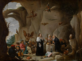 Die Versuchung des heiligen Antonius der Große - David Teniers der Jüngere — Ansicht des Kunstwerks