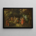 Jean-Baptiste predigt - David Vinckboons — gerahmtes Bild an der Wand