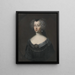 Marie-Éléonore 1599-1655 Königin von Schweden Prinzessin von Brandenburg - David von Krafft — gerahmtes Bild an der Wand