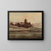Ruinen des Pueblo Bonito, Canyon de Chaco, New-Mexiko - Von Lancey Gill — gerahmtes Bild an der Wand