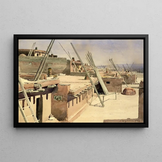 De Lancey Gill - Street in the Pueblo of Zuni New Mexico.webp