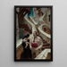 Stadt der Versuchung - Dean Cornwell — gerahmtes Bild an der Wand