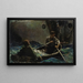 Paar in einem Boot - Dean Cornwell — gerahmtes Bild an der Wand