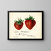 Erdbeere Brandywine - Deborah Griscom Passmore — gerahmtes Bild an der Wand