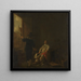 Weinverkostung - Aelbert Cuyp — gerahmtes Bild an der Wand