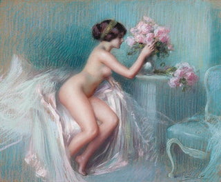 Sommerblumenarrangement - Delphin Enjolras — Ansicht des Kunstwerks