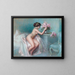 Sommerblumenarrangement - Delphin Enjolras — gerahmtes Bild an der Wand