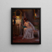 Vor dem Schlafengehen - Delphin Enjolras — gerahmtes Bild an der Wand