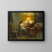 Am Klavier - Delphin Enjolras — gerahmtes Bild an der Wand