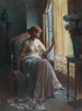Dame im Boudoir - Delphin Enjolras — Ansicht des Kunstwerks