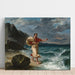 Reproduktion des Gemäldes Démosthène am Meer - Eugène Delacroix
