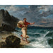 Reproduktion des Gemäldes Démosthène am Meer - Eugène Delacroix