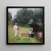 Dennis Miller Bunker malend in Calcot - John Singer Sargent — gerahmtes Bild an der Wand