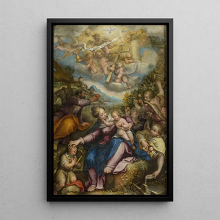 Denys Calvaert - Rest during the flight to Egypt.webp