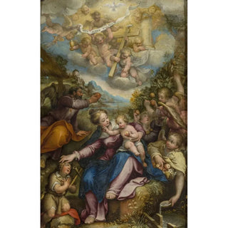 Denys Calvaert - Rest during the flight to Egypt.webp