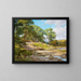 Der Park der Hirsche von Powerscourt - Dermod O'Brien — gerahmtes Bild an der Wand