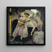 Hinter den Kulissen - Leo Putz — gerahmtes Bild an der Wand
