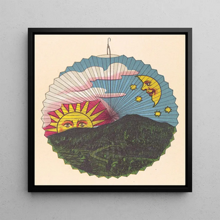 Design de lanterne au coucher du soleil - Anonyme
