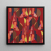 Design textile ohne Titel Nr. VI - Frances Hodgkins — gerahmtes Bild an der Wand