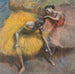 Zwei Tänzerinnen in Gelb und Rosa - Edgar Degas — Ansicht des Kunstwerks