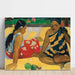 Reproduktion des Gemäldes Zwei tahitianische Frauen - Paul Gauguin
