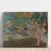 Reproduktion des Gemäldes Zwei Tänzerinnen auf der Bühne - Edgar Degas