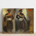 Reproduktion des Gemäldes Zwei Studien eines stehenden Inders aus Kalkutta - Eugène Delacroix