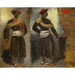Reproduktion des Gemäldes Zwei Studien eines stehenden Inders aus Kalkutta - Eugène Delacroix