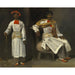 Reproduktion des Gemäldes Zwei Studien eines Inders aus Kalkutta, sitzend und stehend - Eugène Delacroix