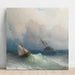 Reproduktion des Gemäldes Zwei Schiffe auf See - Ivan Konstantinovich Aivazovsky