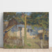Reproduktion des Gemäldes vor dem Haus - Ľudovít Čordák