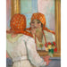 Reproduktion des Gemäldes Henri Lebasque - Devant le Miroir à l'Île-d'Yeu